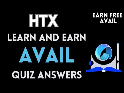 HTX Learn And Earn | AVAIL Quiz Answers | Earn Free Avail Token | Crypto Loot