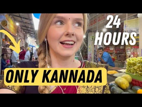 I SPOKE ONLY KANNADA FOR 24 HOURS! Part 1 ▹JenniJi