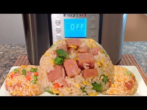 How To Make Instant Pot Fried Rice-Spam Recipes-Asian Food