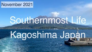 Life in the southernmost town of Kagoshima, Japan - November 2021