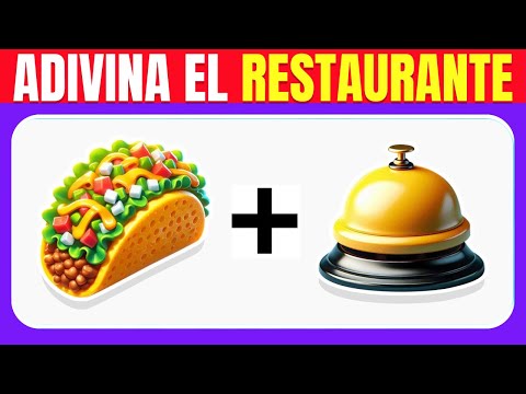 🌟¡Desafío: Adivina el Restaurante de Comida Rápida usando EMOJIS!🍔