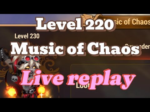 Hero Wars Music of Chaos Level 220 Auto!