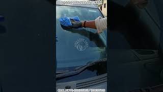 How To Super Clean Car Glass Windshield  With - Lions Car Care Glass Cleaner