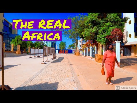 Kigali, Rwanda CBD -- 4k Walking Tour