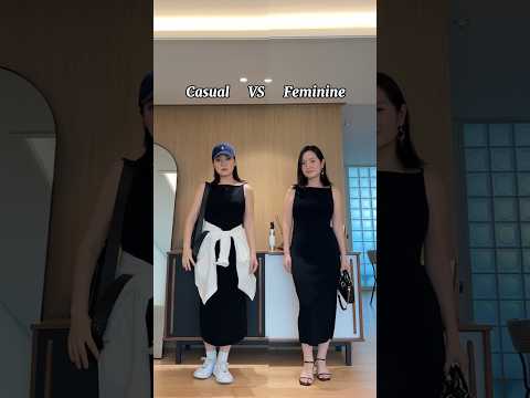 원피스 하나로 두가지 스타일입기✨ One dress Two Outfits