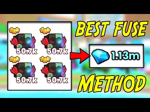 Best FUSE METHOD for DIAMONDS in Pet Simulator 99! (Roblox)