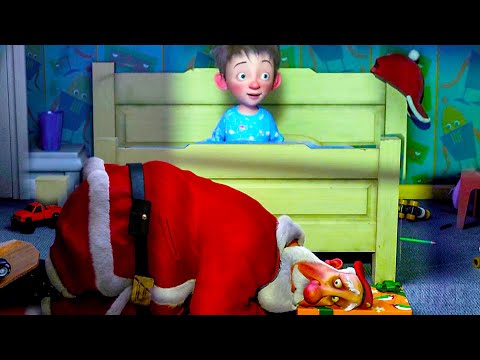 Santa gets busted by a kid | Arthur Christmas  | CLIP