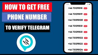 How to get free phone number to verify Telegram| Pingme verification|  (2023)