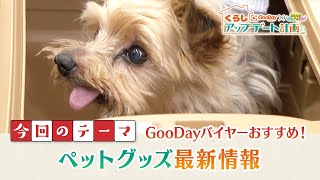 くらしアップデート計画｜今回のテーマ　GooDayバイヤーおすすめ！ペットグッズ最新情報