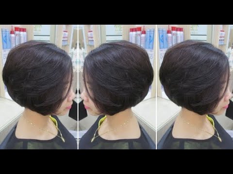 Short Layered Bob Haircut With Graduation Full Tutorial Steps | Bob Hair Cutting Techniques