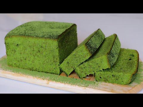 Resepi Kek Butter Sukatan Cawan [Matcha Green Tea] Kek Moist Butter / Matcha Cake / Resepi Kek Moist