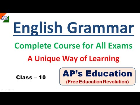 English Grammar Full Course. Class 10. For SSC GD, CGL, CHSL, MTS, CPO, BANK, WBCS, WBPSC CLERKSHIP.