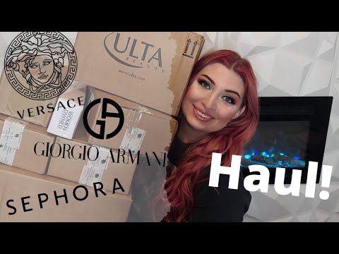 ICONIC HAUL / Versace / Armani / Sephora / Ulta / Beach Waver / Dedcool / Boxycharm / Sydney Grace