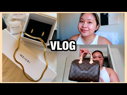 MEJURI HAUL+ LOUIS VUITTON SPEEDY 25 UPDATE | VLOG