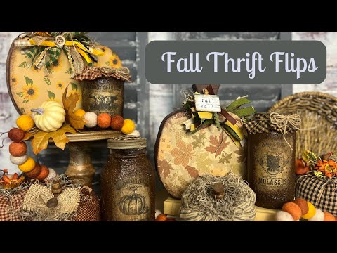 Fall Upcycles and DIYs with Country | Rustic Charm - Pumpkins & Primitives, even Shabby Chic