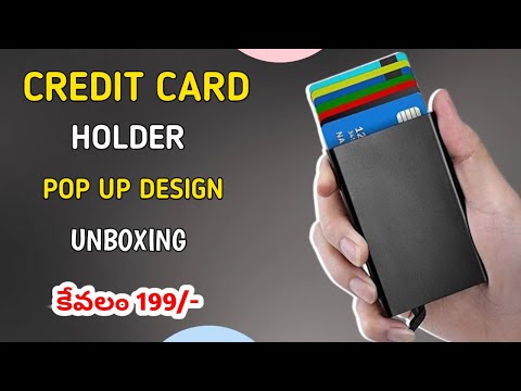 Cheap and best Credit Card Holder Unboxing| Credit debit card holder| #creditcardapply #creditcard