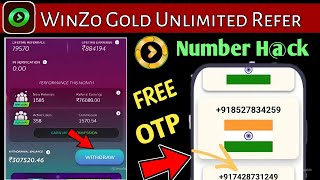 Winzo Gold Unlimited Refer Trick 2024 | Winzo Gold Refer Trick | Winzo Gold Refer bypass Today |