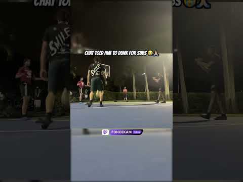 Twitch: FONCEKAM #dunk #funny #chat #streamer #basketball #fyp #foryoupage