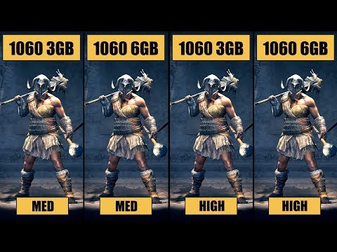 Assassin's Creed Odyssey GTX 1060 3GB vs. GTX 1060 6GB