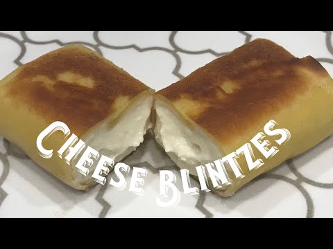 Homemade Cheese Blintzes