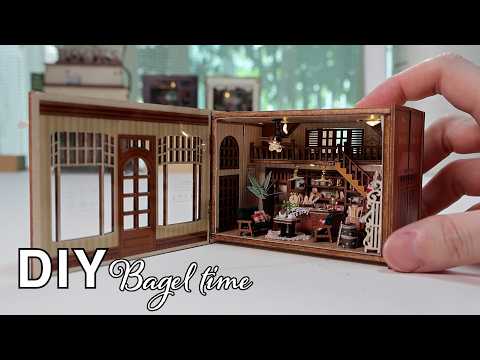 DIY Miniature Dollhouse Kit l Bagle Time l 베이글 타임 l miniserise l 미니어처 miniature 쉽게 만들기