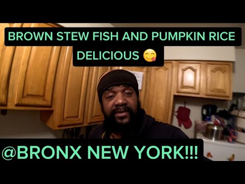 BROWN STEW FISH AND PUMPKIN RICE @BROWN NEW YORK