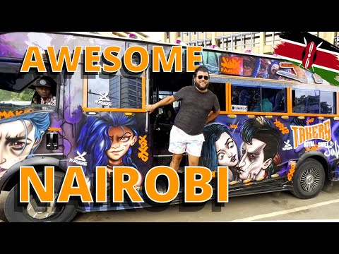 Awesome 🇰🇪 NAIROBI Streets | 🇰🇪 Kenyan Matatu Vibes