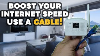 Boost Your Internet Speed by Using a Wi-Fi Extender with a Cable