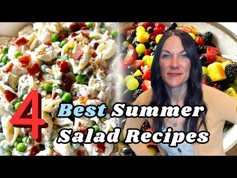 ⭐BEST⭐ SALAD RECIPES for your SUMMER menu! 4 AMAZING recipes!