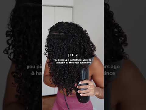 #curlyhairstyles #curlyhair #curldiffuser #naturalhaircare #washdayroutine