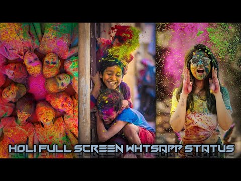 😘 Holi Festival 🥰 Holi Status Full Screen HD WhatsApp Status !! Cooming Soon Pandit Status !!