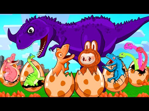 NEWST RExy, novaraptor x VELOCIRAPTORS,Godzilla Spider Eggs SPINOSAURUS jurassic (cartoon animation)