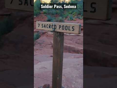 Soldier Pass, #Sedona! 7 Sacred Pools and secret cave #hiking #travel #arizona #outdoor #shorts