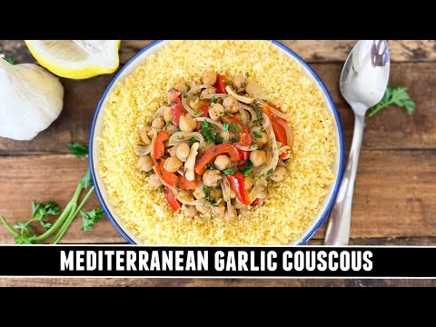 Mediterranean Garlic Couscous | HEALTHY & Delicious 20 Minute Recipe