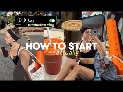 how to *actually* START working out (from a lazy girl)⭐️  | aesthetic vlog & productive day