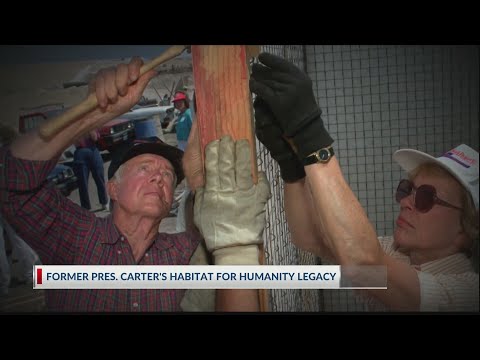 Former President Carter's Habitat for Humanity legacy "lives on"