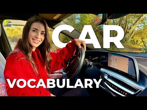 English vocabulary in a car