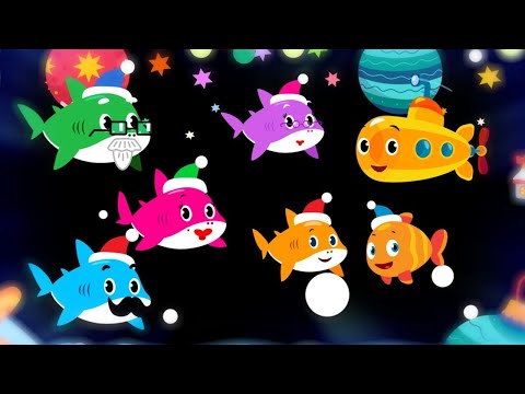 Новорічний Малюк Акула (Baby Shark Dance) весела пісенька для дітей! Новорічні пригоди для малюків