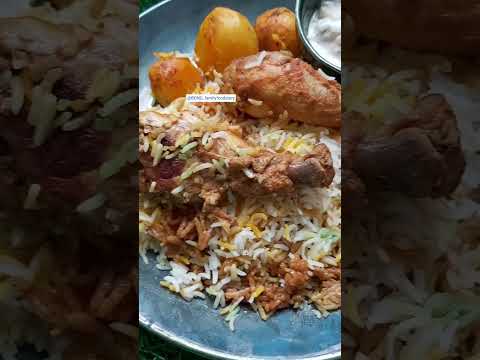 Chicken biryani- Fastest #Chicken Biryani- #Kolkata style #chicken #biryani #kacchibiryani #shorts