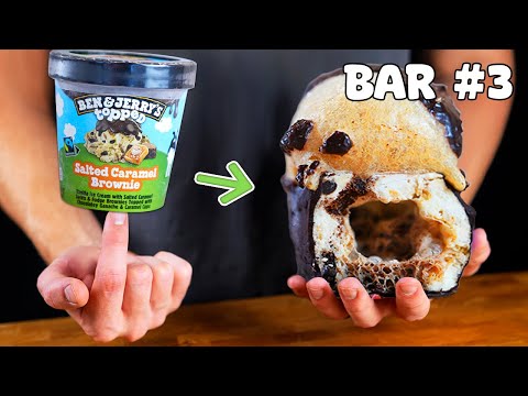 I Invented a New Kind of Candy Bar | Freeze Dried Ice Cream