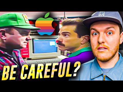 Hidden WARNING in LOST Footage of Man Buying an iMac in 1995?