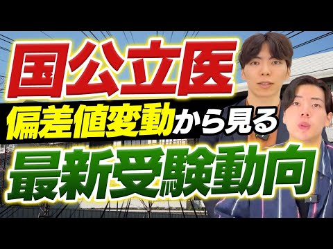 【2025最新】偏差値が上昇・下降した国公立医学部8校解説