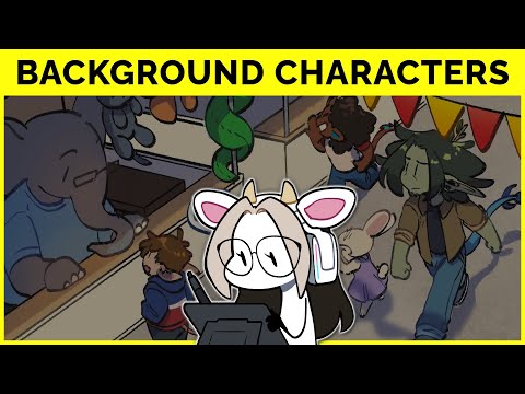 🔴 How to Draw Background Characters | Easy Tips for Lively Scenes 👥