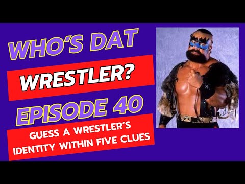 Who's Dat Wrestler? Guess the wrestler trivia game episode 40 #WWE #trivia #wrestlingtrivia #wcw