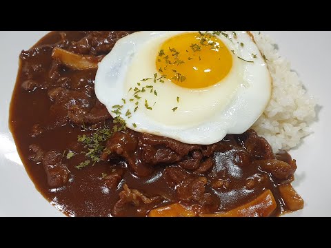 Hashed beef with rice / Hayashi Rice