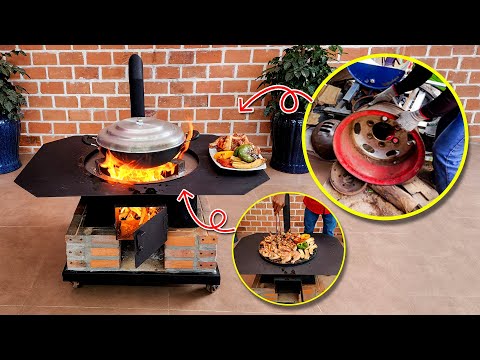 Truck Rim Recycle to Awesome Stove, Multi-functions