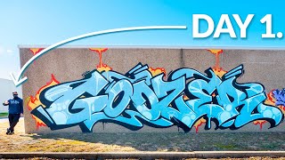 Two Days, Four Pieces | Graffiti Road Trip