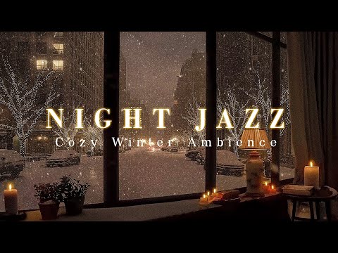 Tranquil Winter Night & Jazz Sweet: Soft Jazz Melodies and Snowy Vibes for Calm and Comfort