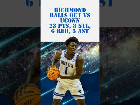 ⁠@setonhall Kadary Richmond Balled Out in Upset Win vs @uconnhuskies