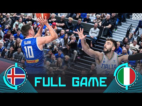 Iceland v Italy | Full Basketball Game | FIBA EuroBasket 2025 Qualifiers